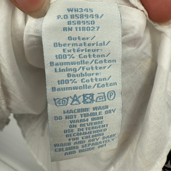 Vtg Boden Floral Print Dress Sleeveless Cotton Fairy Casual Party Sz 10 L Y2K - Picture 7 of 11